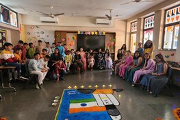 Deepawali Rangoli Competition.