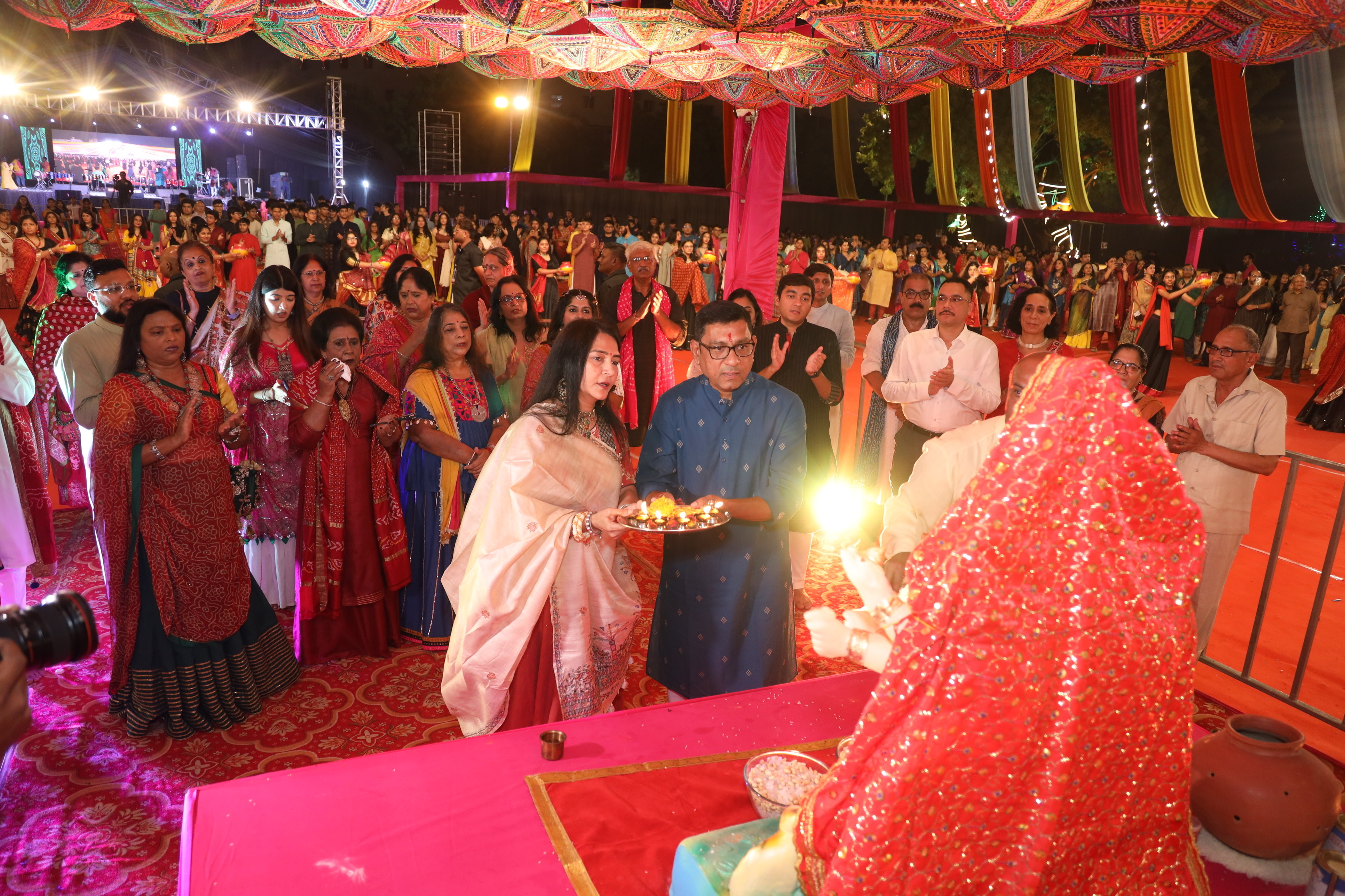 Navratri Evening Celebrations Illuminate Anand Niketan Satellite Campus with Sheri Garba 2023